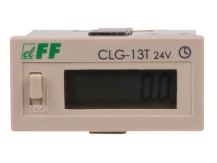 Licznik czasu pracy z przyciskiem RESET  CLG-13T 24V